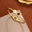 Pulseira Clássica Romana Banhado a Ouro