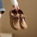 Mocassim Vintage de Camurça Estilo Britânico