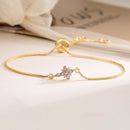 Pulseira Delicada Dourada com Zircônias