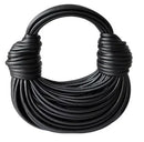 Bolsa de Ombro Escultural Dourada