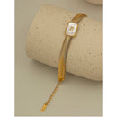 Pulseira Snake Grossa Banhada a Ouro 18K