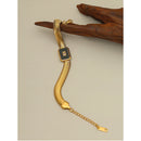 Pulseira Snake Grossa Banhada a Ouro 18K