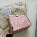 Bolsa de Linho e Jacquard - Estilo Casual Chic