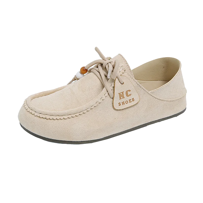 Mocassim Vintage de Camurça Estilo Britânico