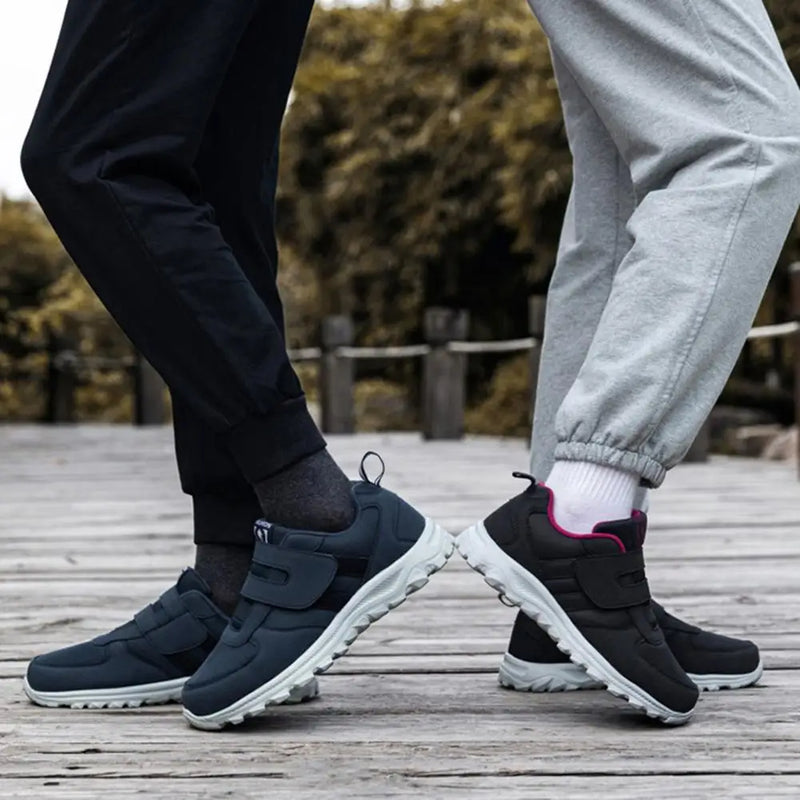 Tênis Slip-On Confortável de Couro