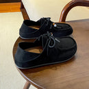 Mocassim Vintage de Camurça Estilo Britânico