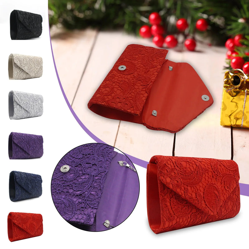 Bolsa Clutch Elegante de Renda