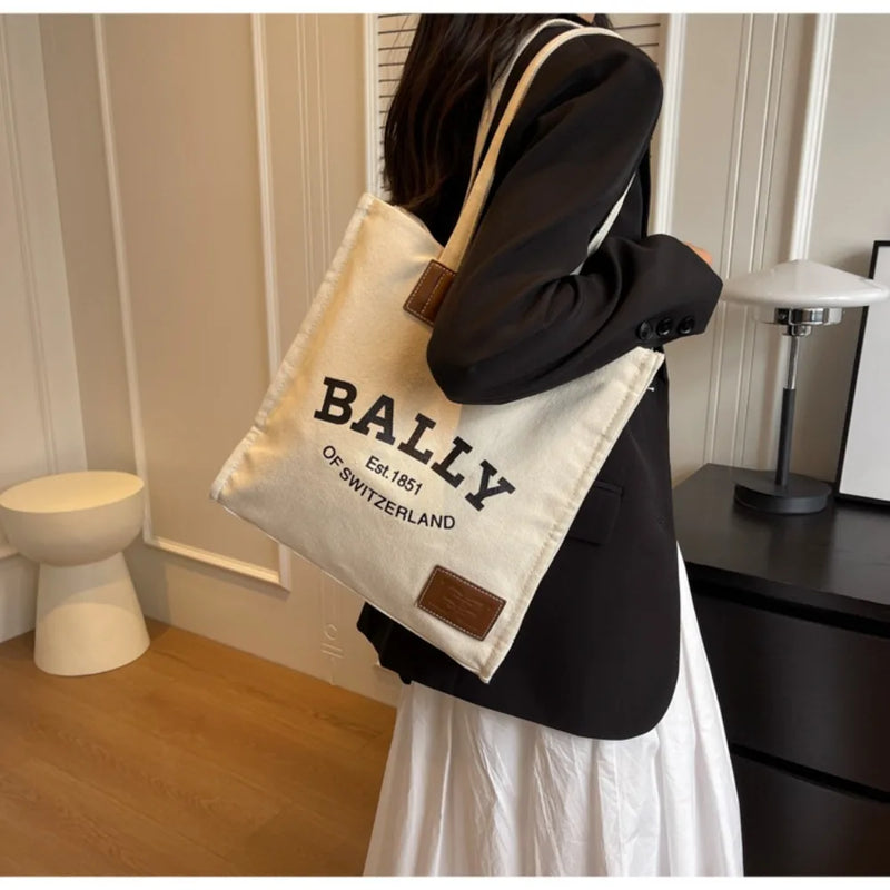 Bolsa Tote Casual em Lona | Estilo Despojado